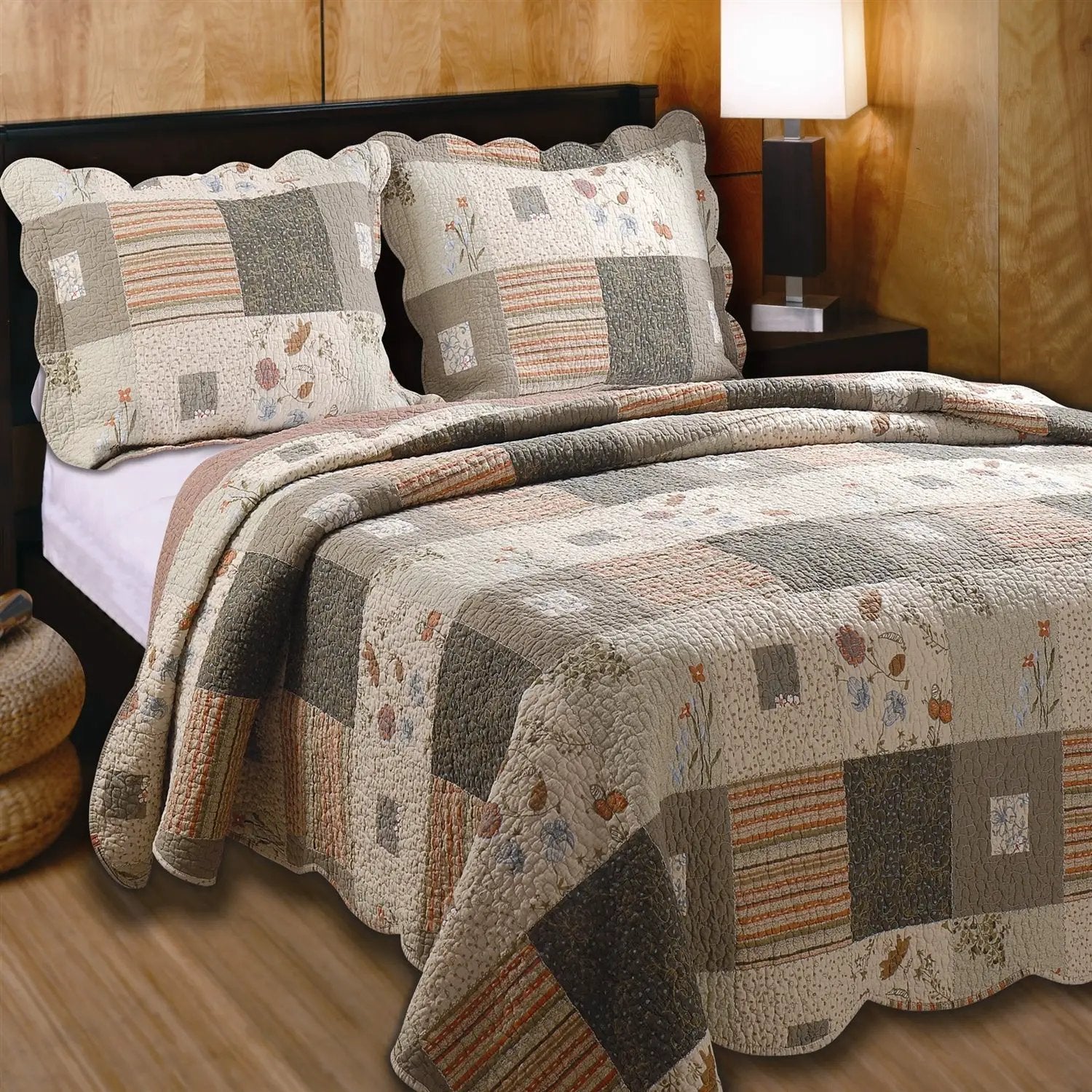 Twin size 100% Cotton Oversized Quilt Set with Sham Southwest Style by HomePacific