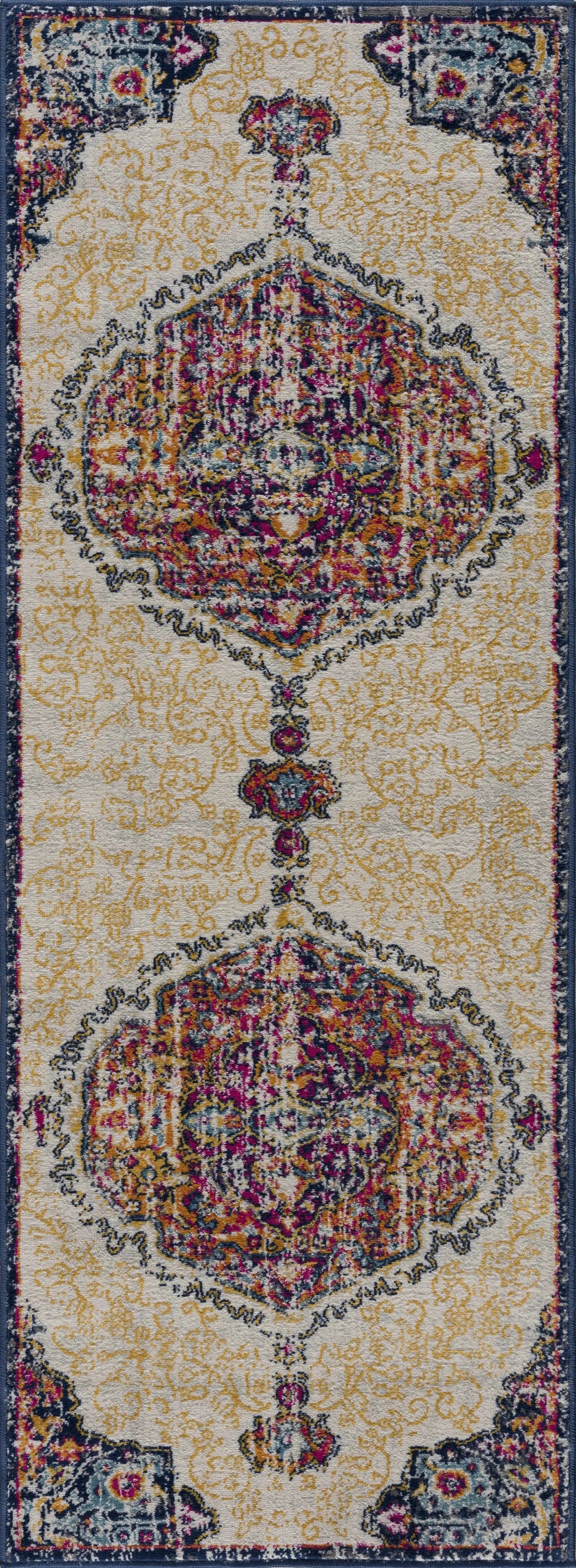 Tigrit Blue & Orange 2300 Area Rug - Clearance, photo 6 of 8