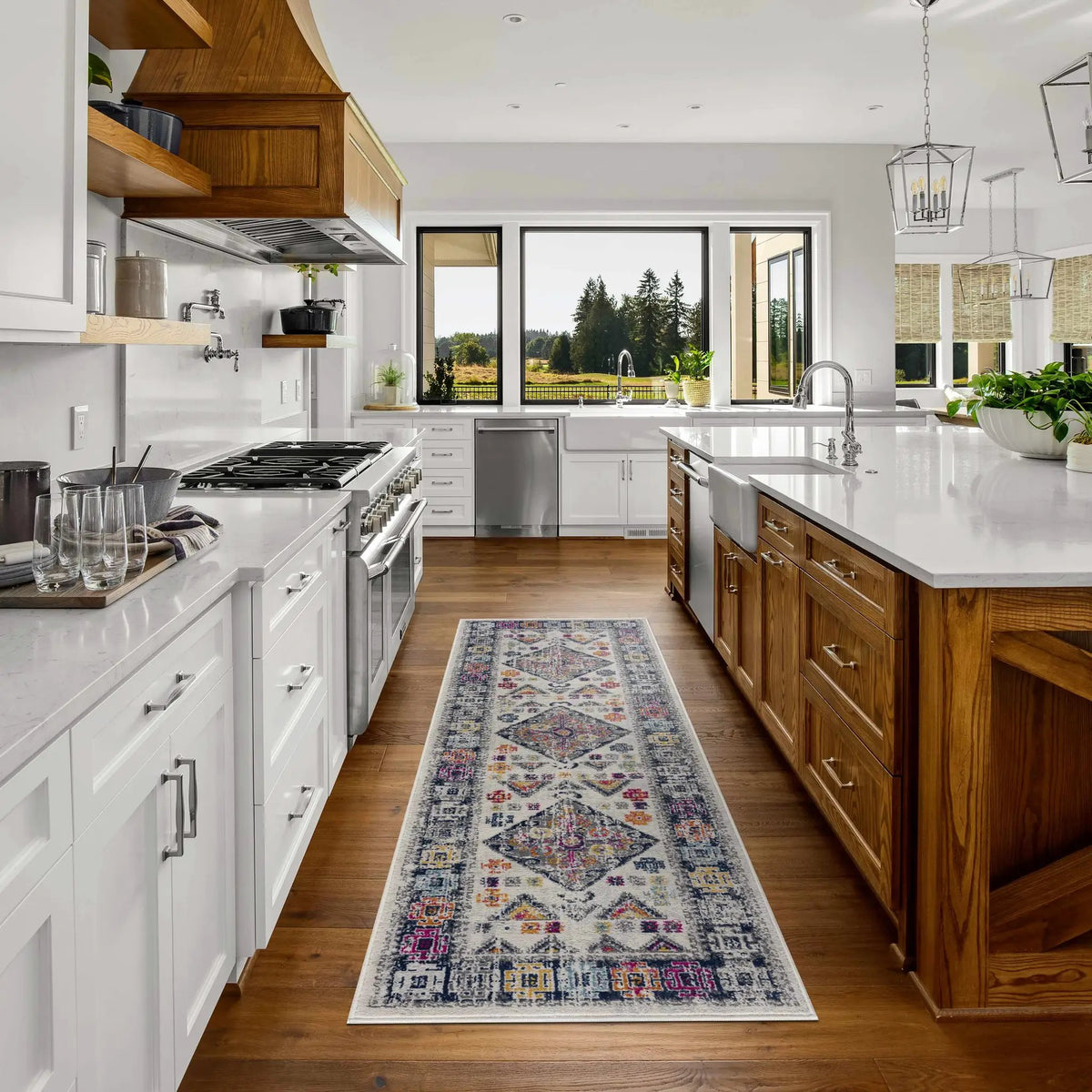 Tigriv Ivory 2312 Area Rug - Clearance, installed in a room
