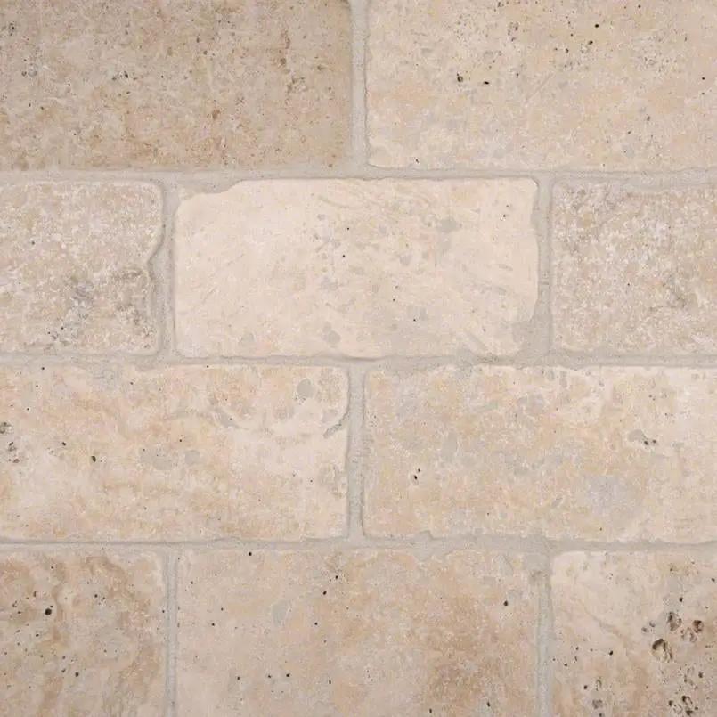 Tuscany Classic Tumbled Travertine Tiles 3x6 by MSI Surfaces