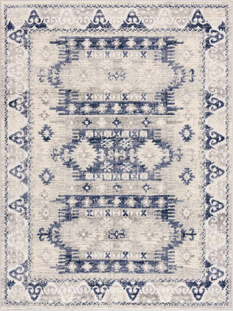 Bindi Navy Area Rug by Hauteloom