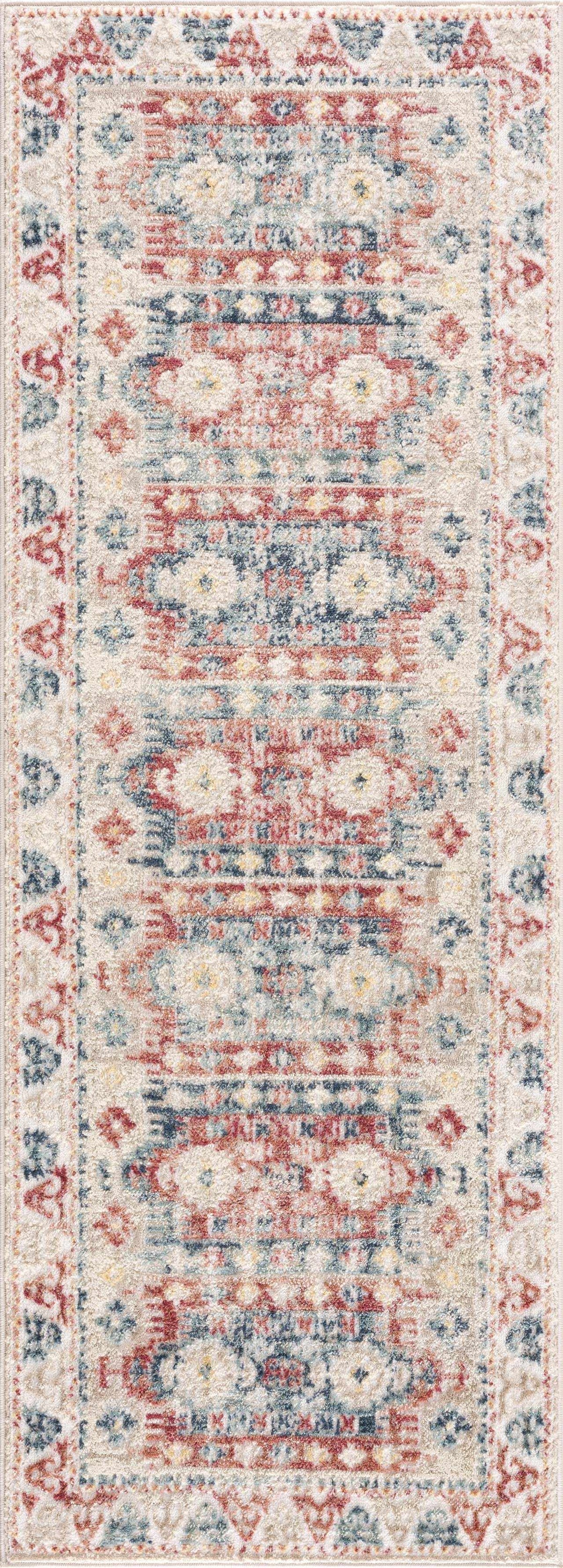 Bindi Blue & Rose Area Rug, photo 4 of 14