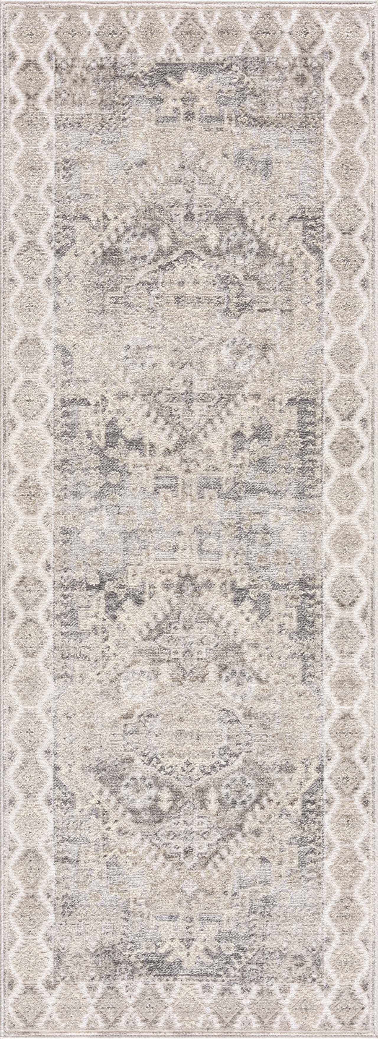 Brend Taupe Medallion Area Rug - Clearance by Boutique Rugs