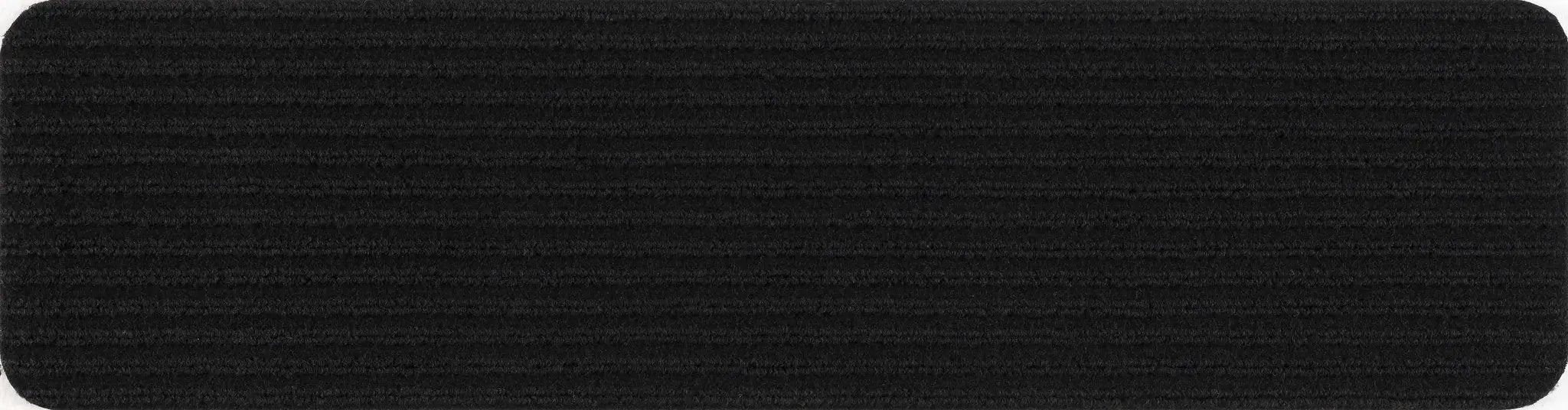 Basic Stair Tread Rugs, Black by Boutique Rugs
