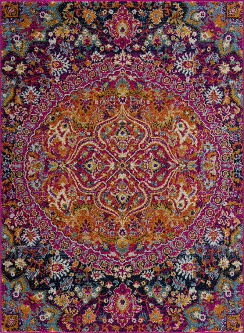 Burnt Orange Ojus Area Rug by Boutique Rugs
