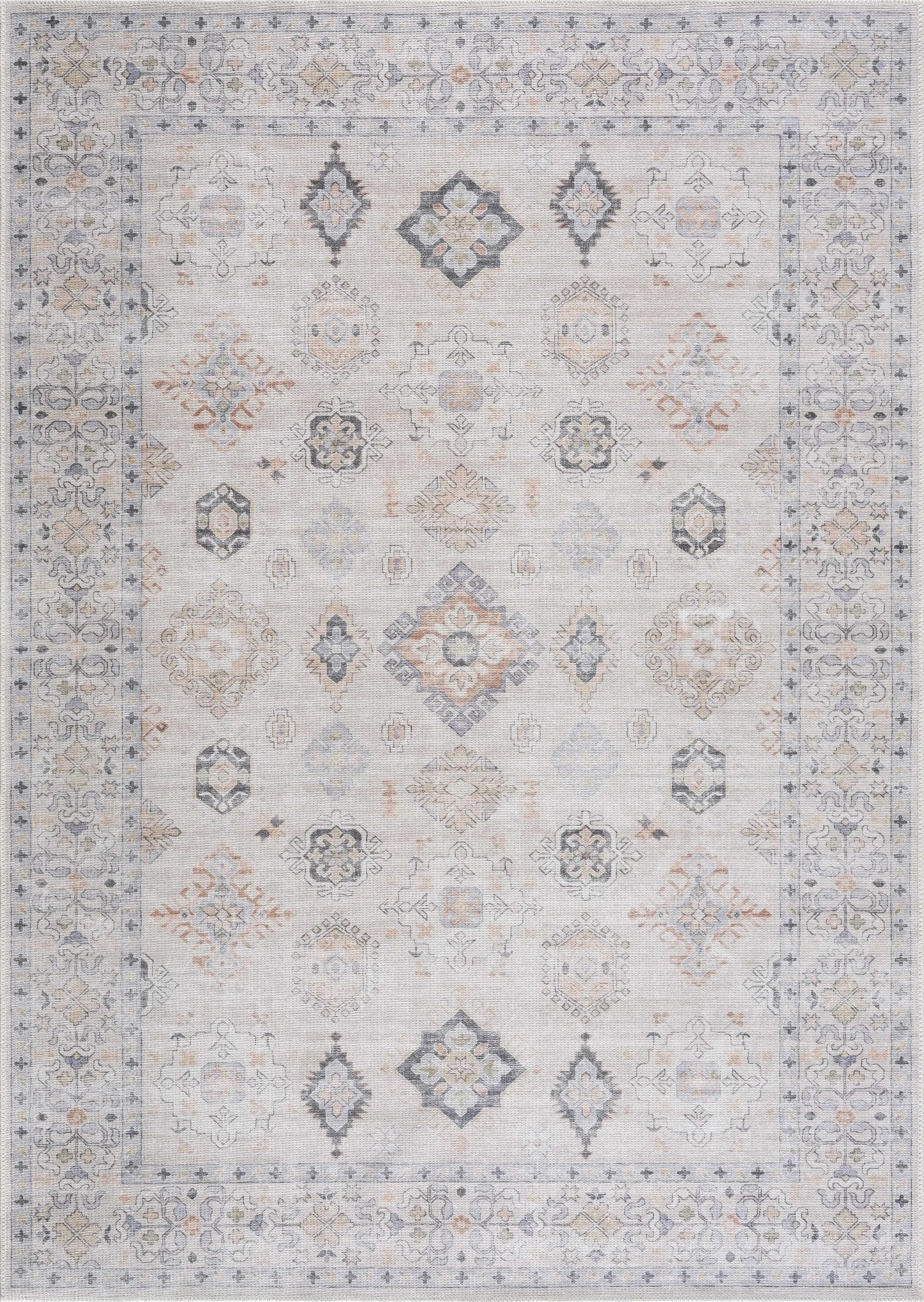 Beige Beckett Washable Rug - Clearance by Boutique Rugs