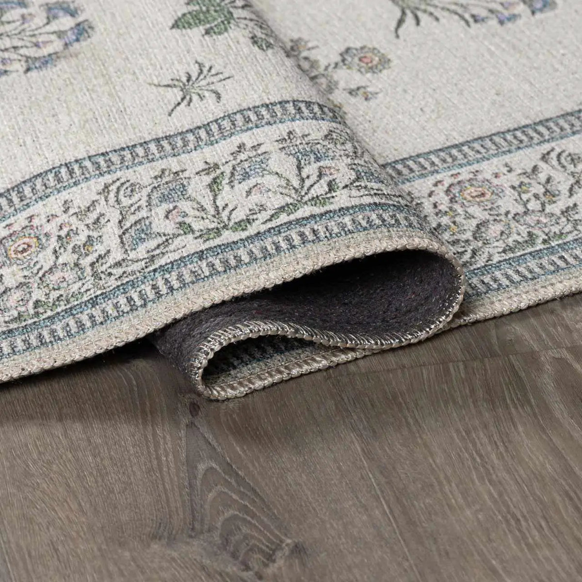 Aquene Ivory Washable Area Rug, photo 3 of 19