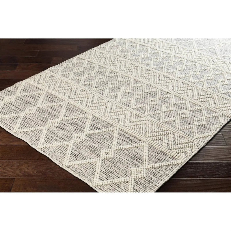 3-ft. x 5-ft. Hand Woven Wool Blend Grey Beige Ivory Persian Style Area Rug by HomePacific