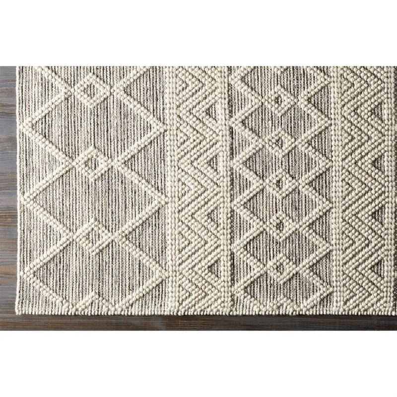 3-ft. x 5-ft. Hand Woven Wool Blend Grey Beige Ivory Persian Style Area Rug by HomePacific