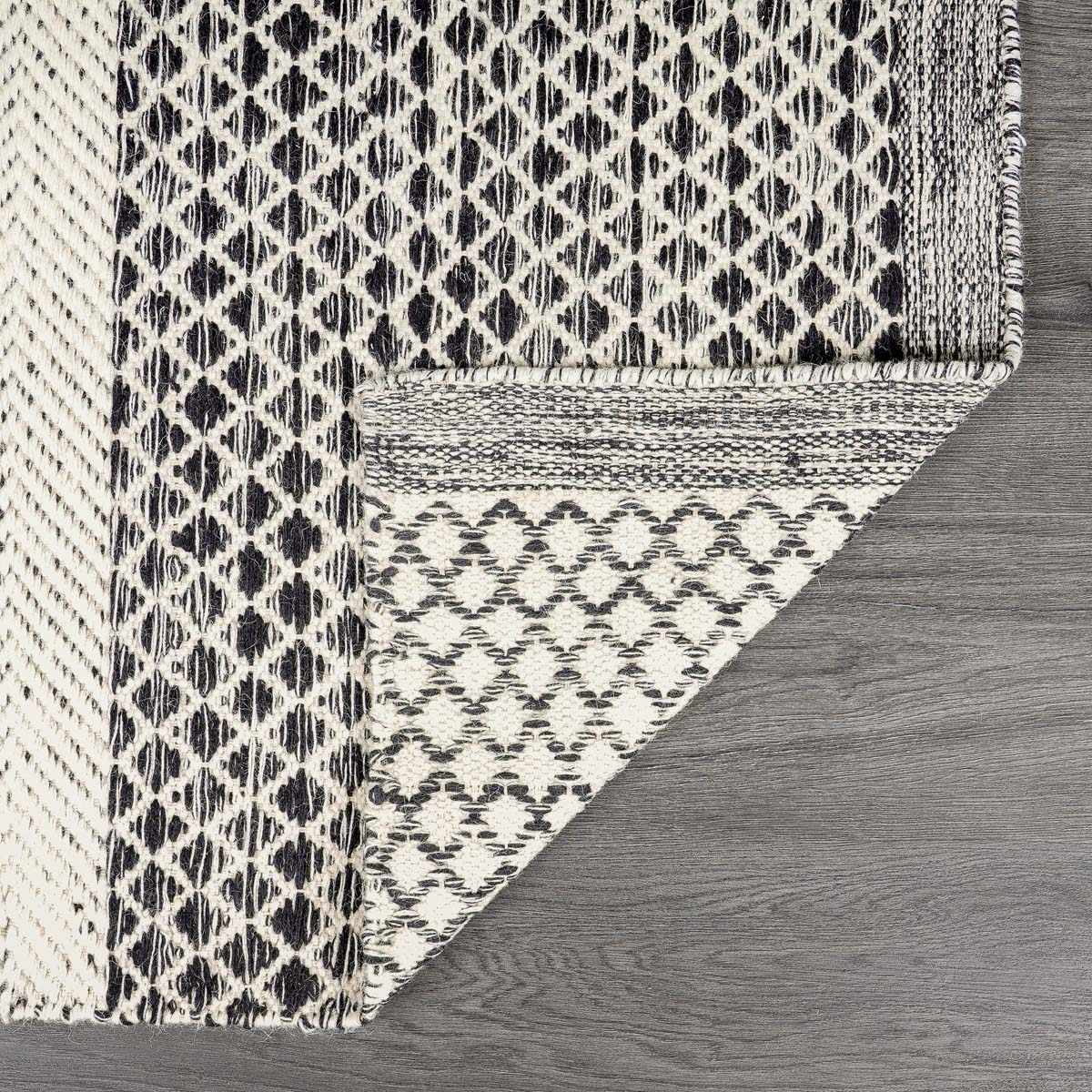 Tideswell Scandi Boho Wool Carpet by Boutique Rugs