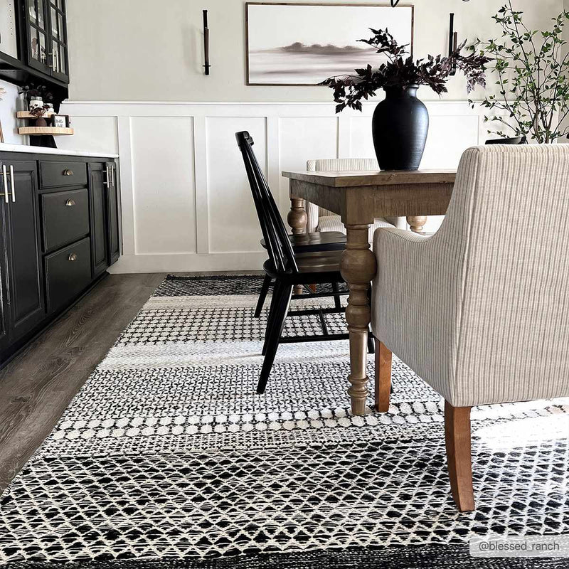 Tideswell Scandi Boho Wool Carpet by Boutique Rugs