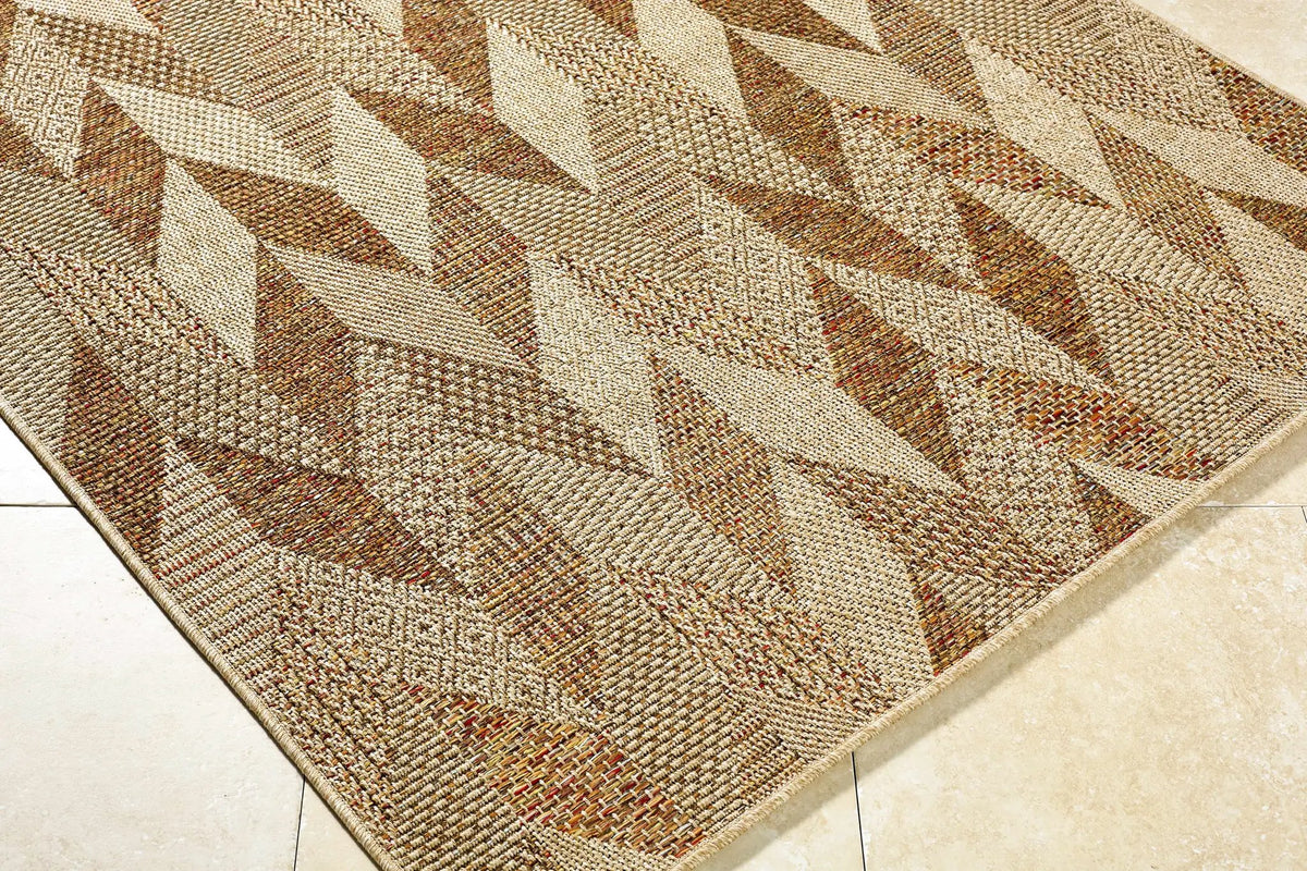 Andrea Burnt Sienna Outdoor Area Rug, photo 3 of 6