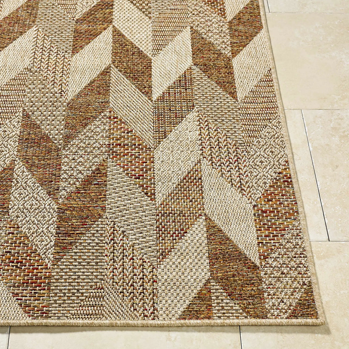Andrea Burnt Sienna Outdoor Area Rug, photo 4 of 6
