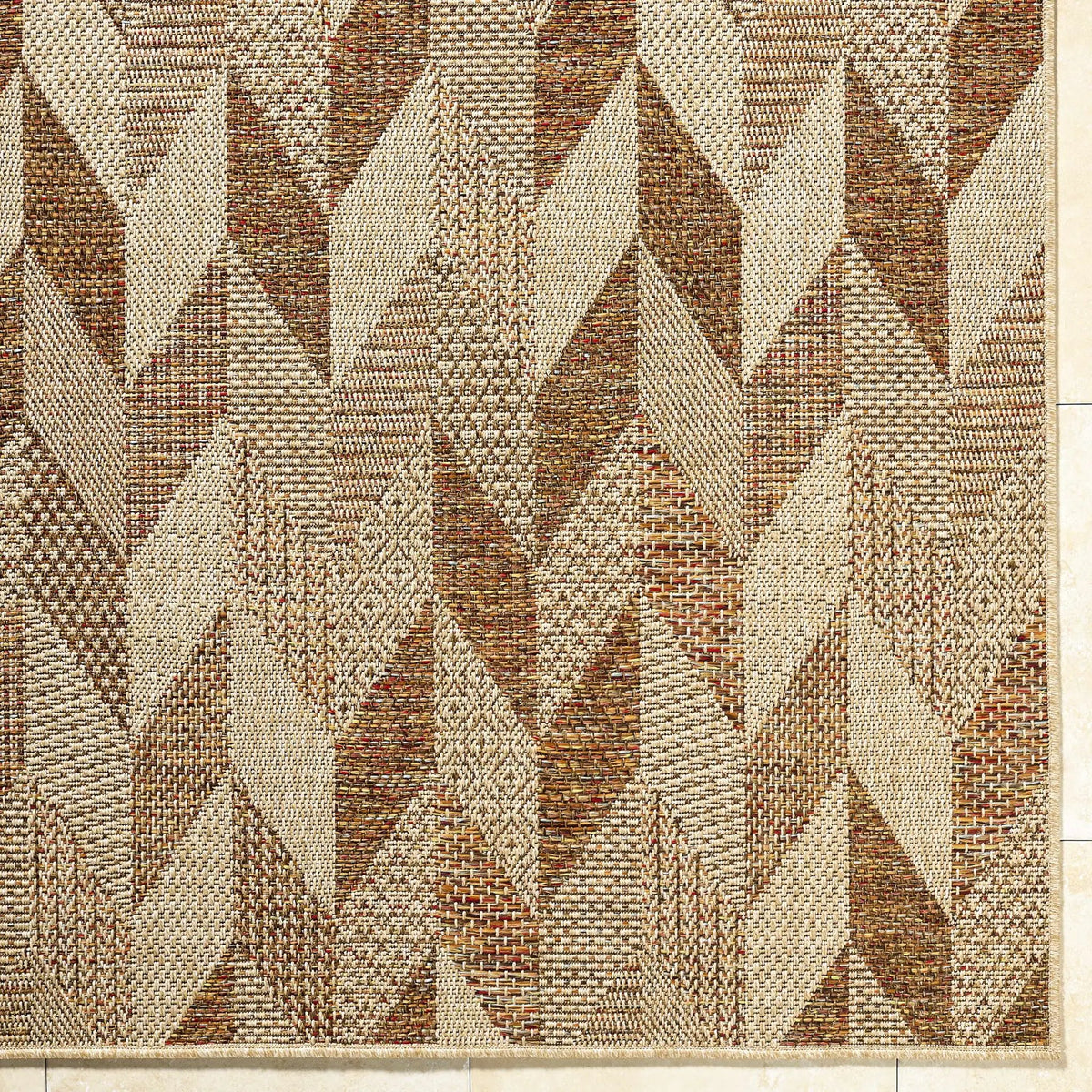 Andrea Burnt Sienna Outdoor Area Rug, photo 2 of 6