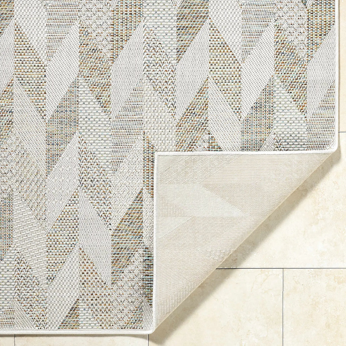 Andrea Ivory Outdoor Area Rug, photo 6 of 7