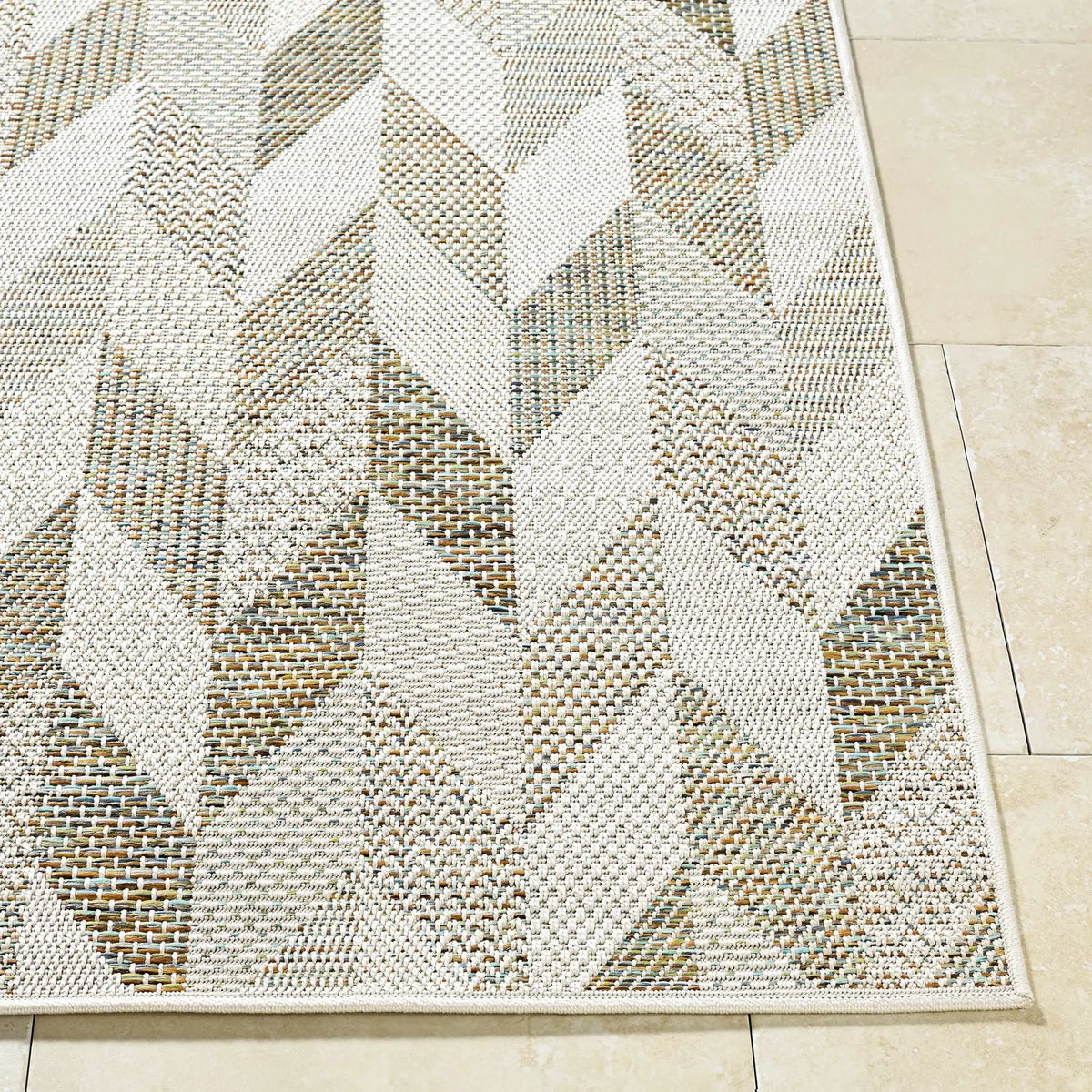 Andrea Ivory Outdoor Area Rug, photo 5 of 7