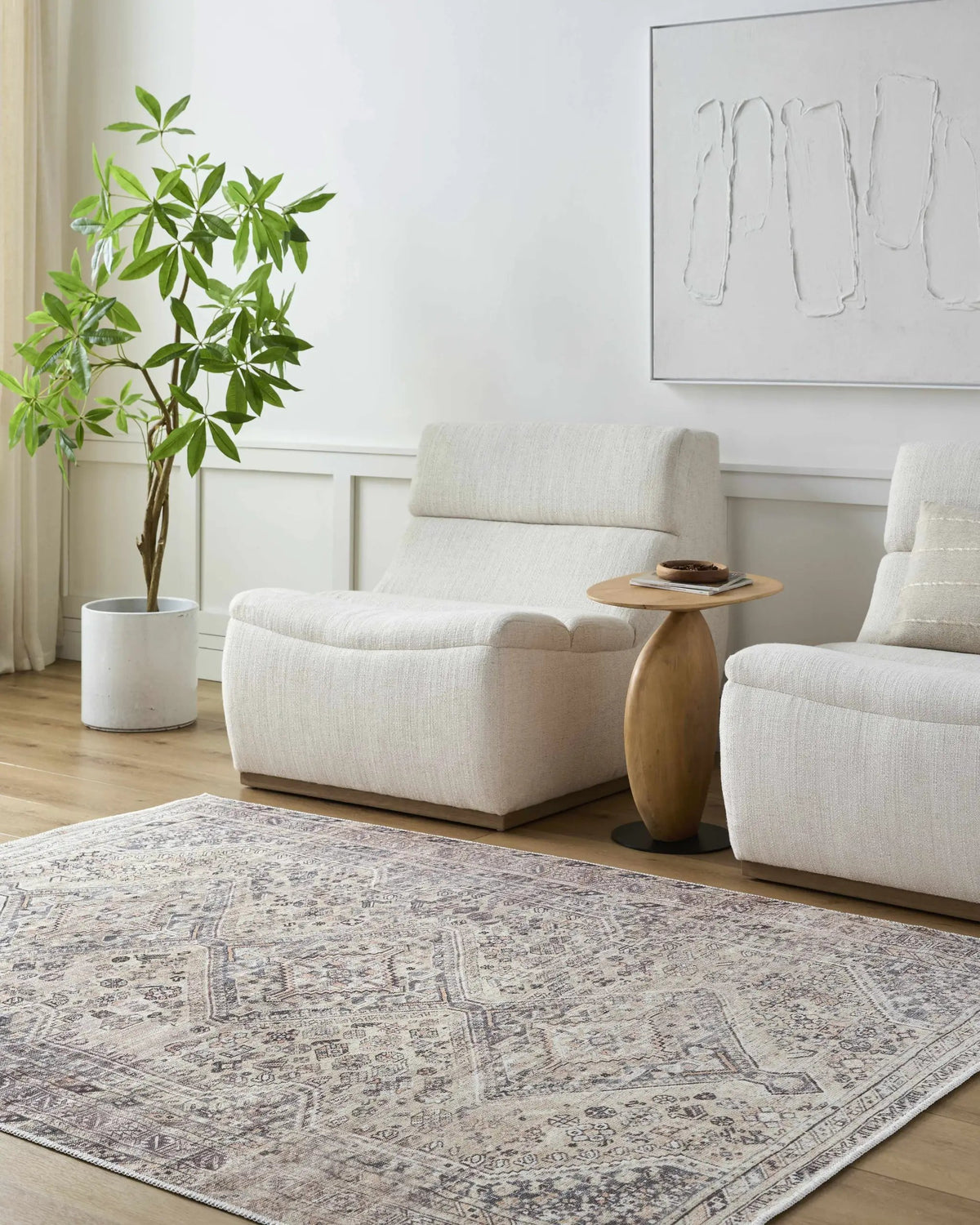 Trula Washable Area Rug - Vivir x Livabliss, installed in a room