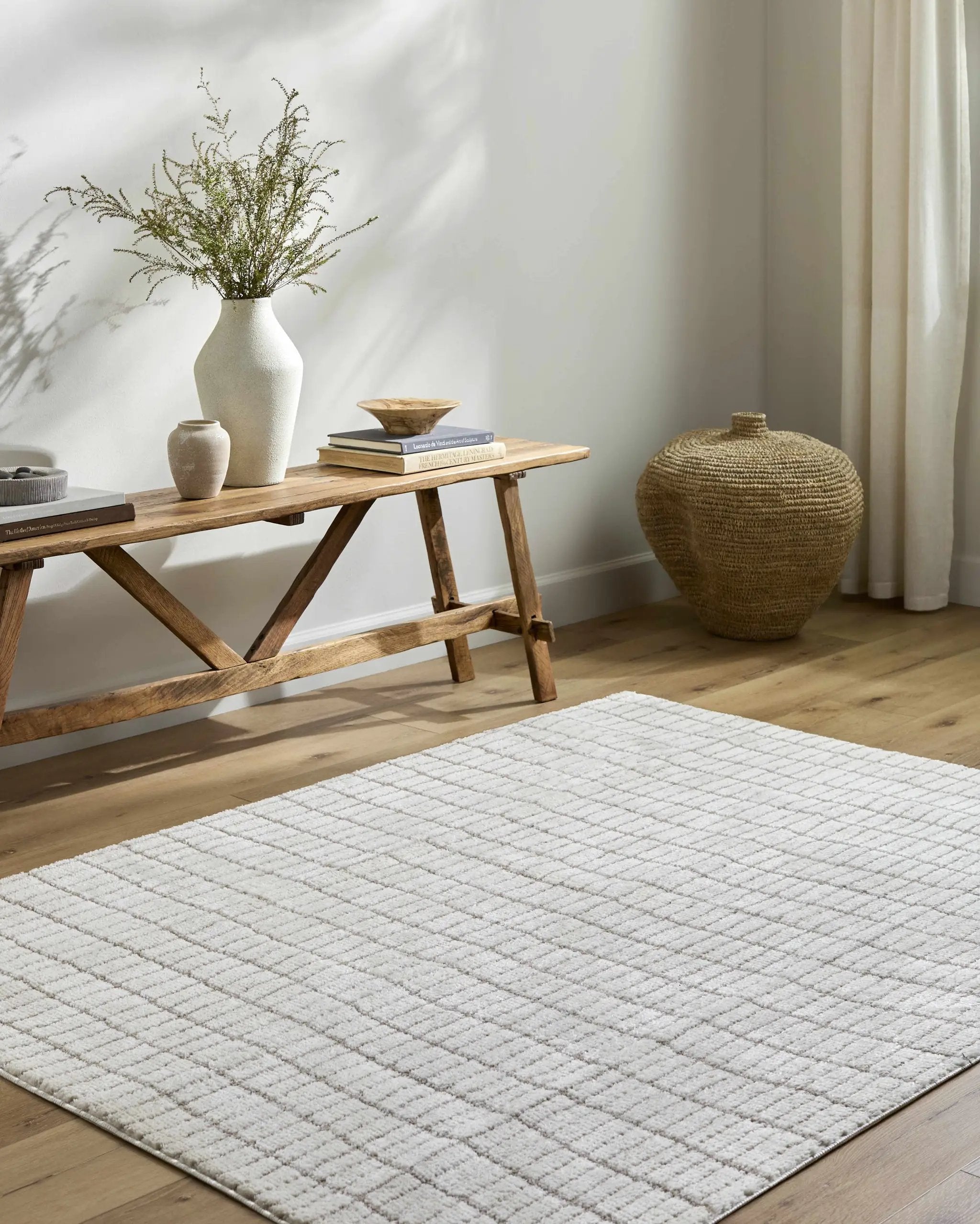 Cascade White Area Rug by Boutique Rugs