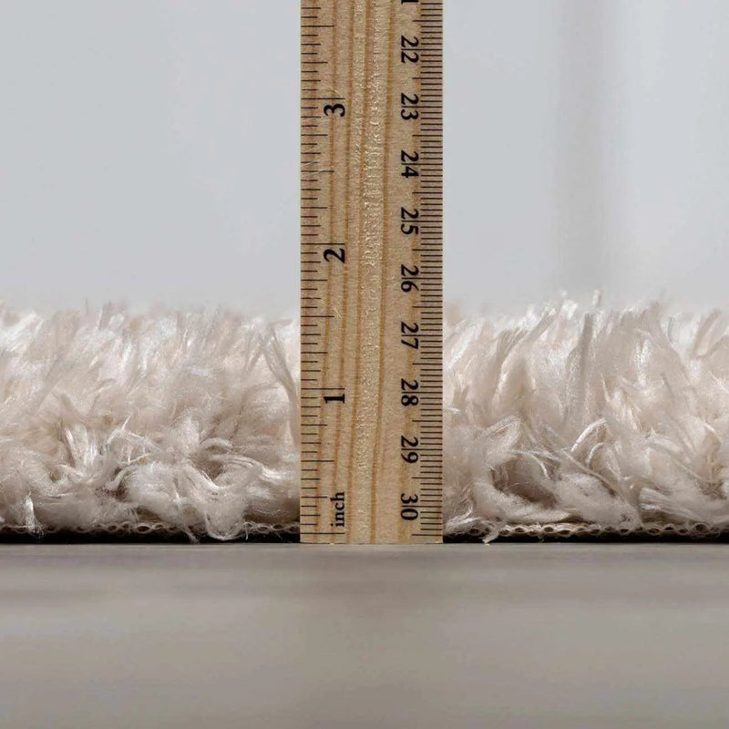 Siari Solid Oatmeal Shag Rug by Boutique Rugs