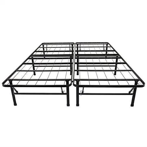 Twin size Black Metal Platform Bed Frame by HomePacific