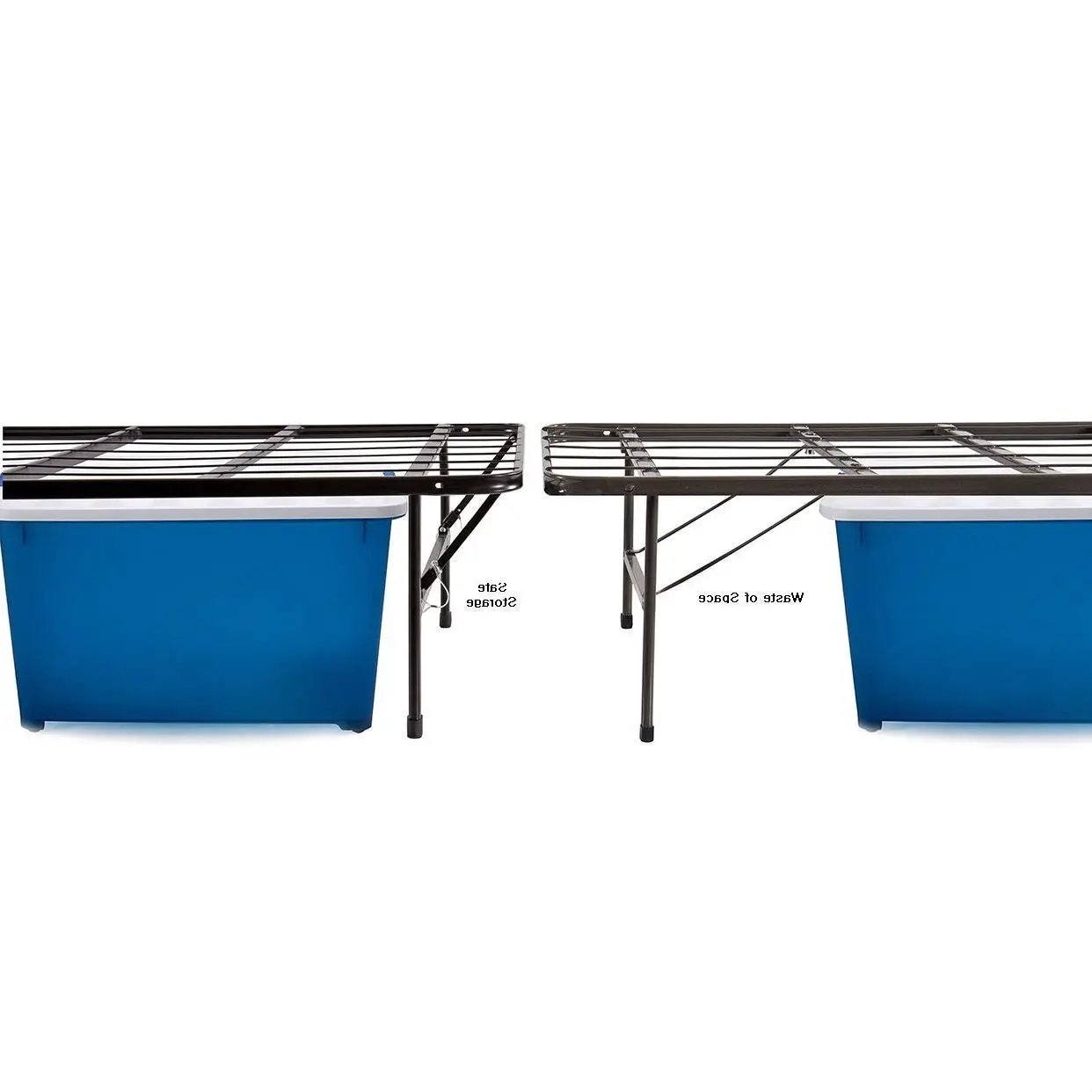 Twin size Black Metal Platform Bed Frame by HomePacific