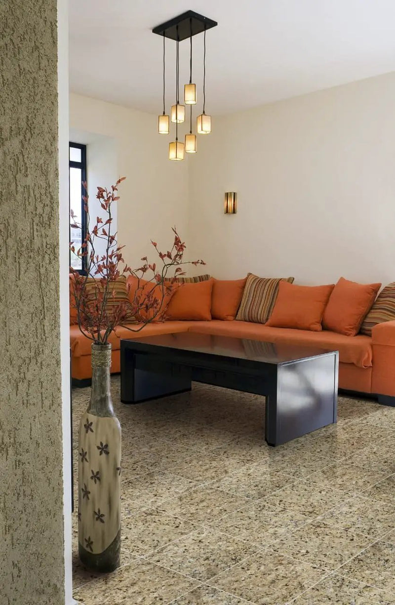 New Venetian Gold Polished Granite Tiles 12x12 by MSI Surfaces