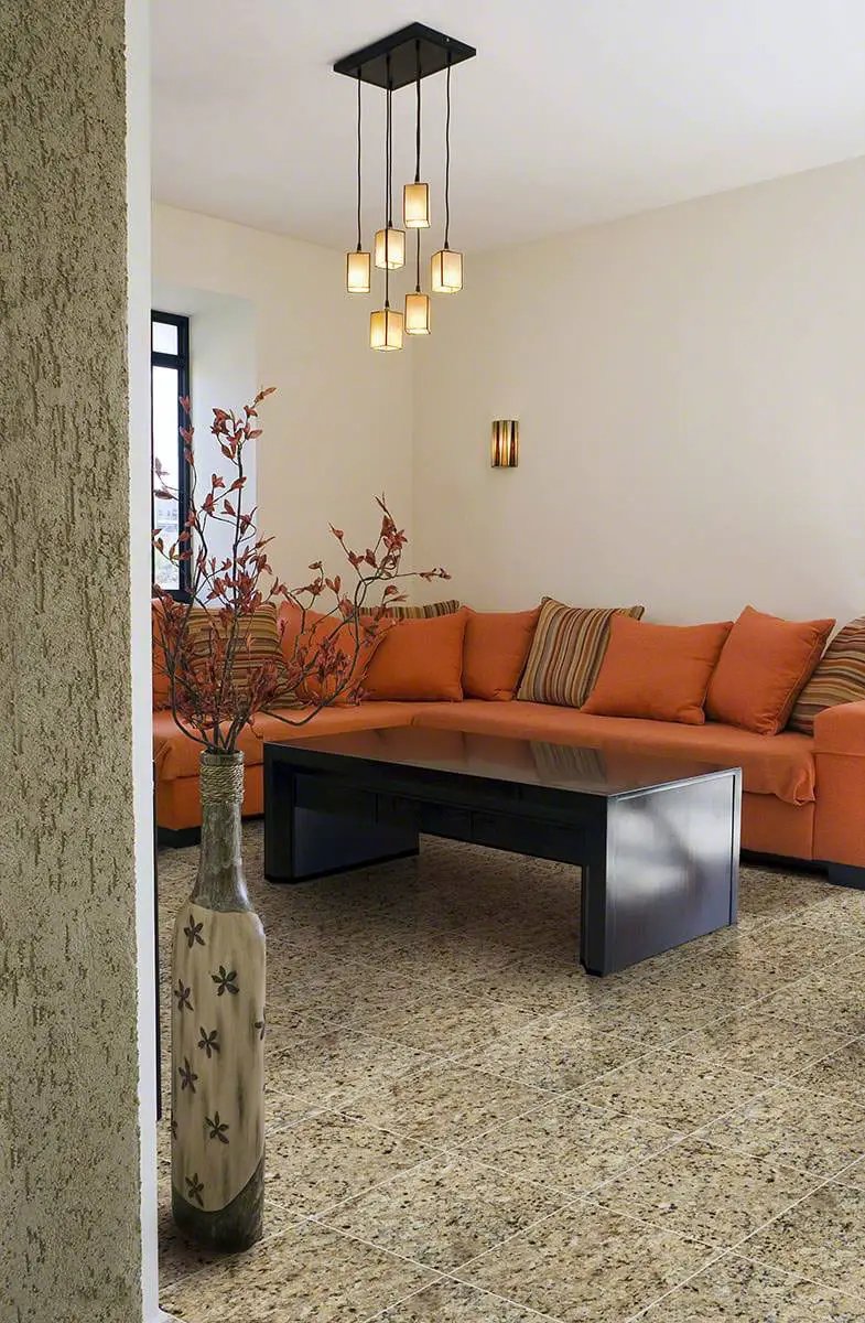 New Venetian Gold Polished Granite Tiles 12x12 by MSI Surfaces