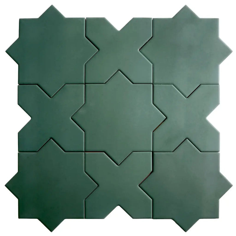 Sage Green 5x5 Matte Cross Porcelain Tile (34 pack, 5.31 sq ft/case) by Apollo Tile