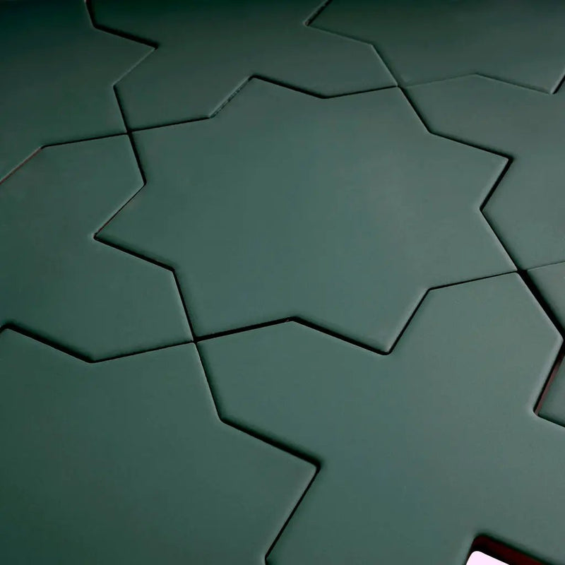 Sage Green 5x5 Matte Cross Porcelain Tile (34 pack, 5.31 sq ft/case) by Apollo Tile