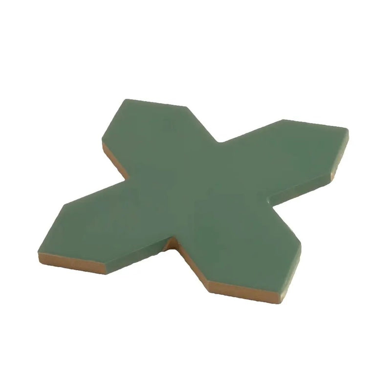 Sage Green 5x5 Matte Cross Porcelain Tile (34 pack, 5.31 sq ft/case) by Apollo Tile