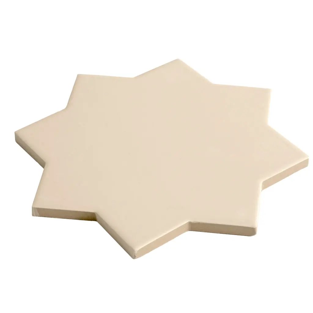Ecru Taupe 7x7 Matte Star Porcelain Tile (34 pack, 5.31 sq ft/case) by Apollo Tile