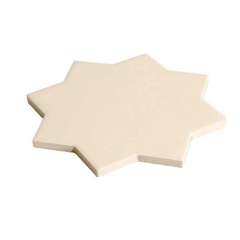 Ecru Taupe 7x7 Matte Star Porcelain Tile (34 pack, 5.31 sq ft/case) by Apollo Tile