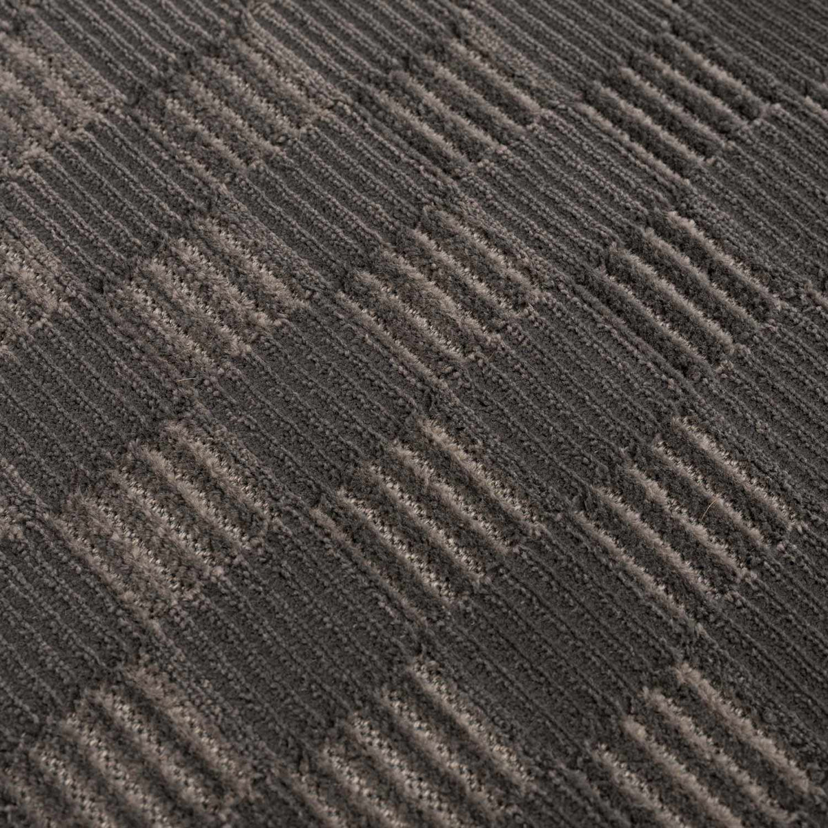Truls 3D Checkered Washable Rug - Black, photo 14 of 14