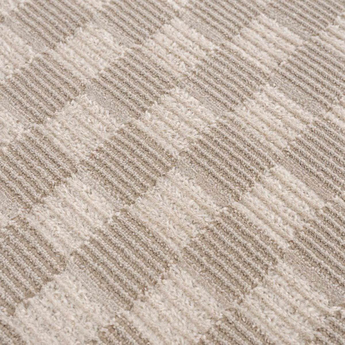 Truls 3D Checkered Washable Rug - Biscotti, photo 14 of 14