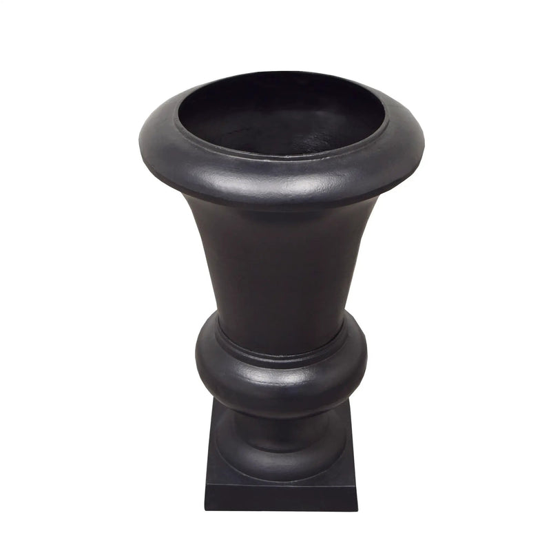 Ornate Round Cast Aluminum Metal 40-in Bird Bath Planter Vase Combo by Sharicks