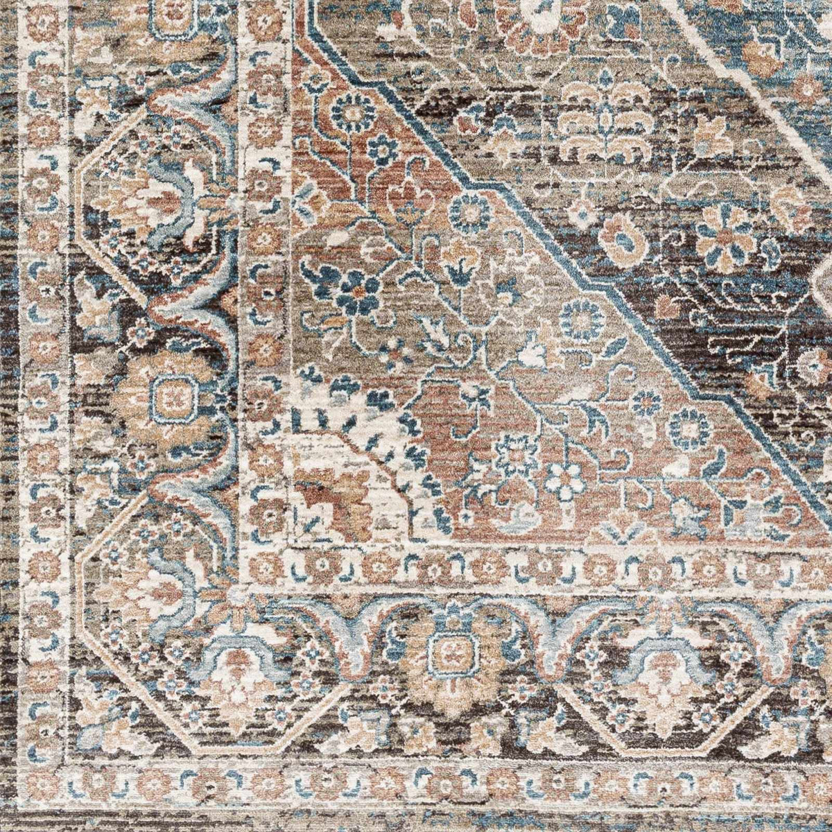 Baychester Brown Area Rug - Clearance, sample swatch