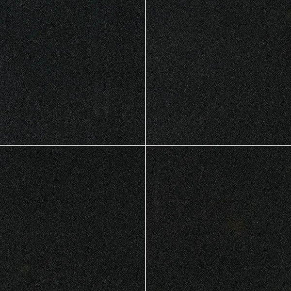 Premium Black Polished Granite Tiles 24x24