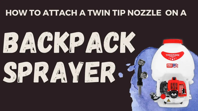 Twin Tip Nozzle for TPS25 Backpack Sprayer by Tomahawk Power