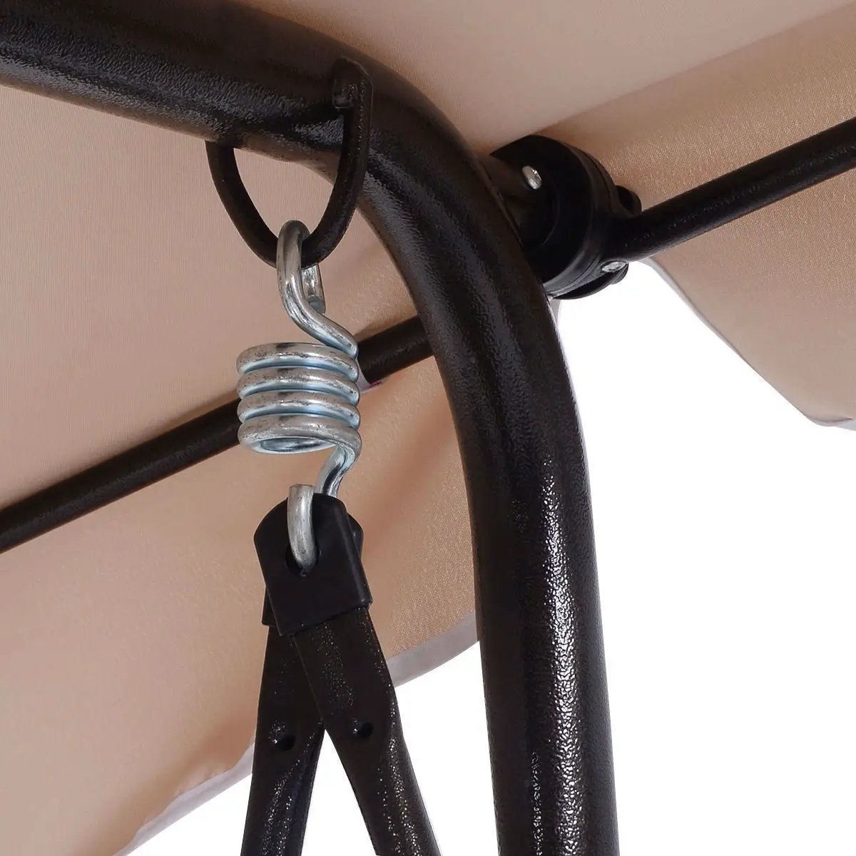 Outdoor 3-Person Canopy Swing for Porch Patio or Deck by HomePacific