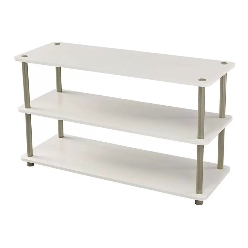 White 3-Shelf Modern Shoe Rack - Holds up to 12 Pair of Shoes by HomePacific