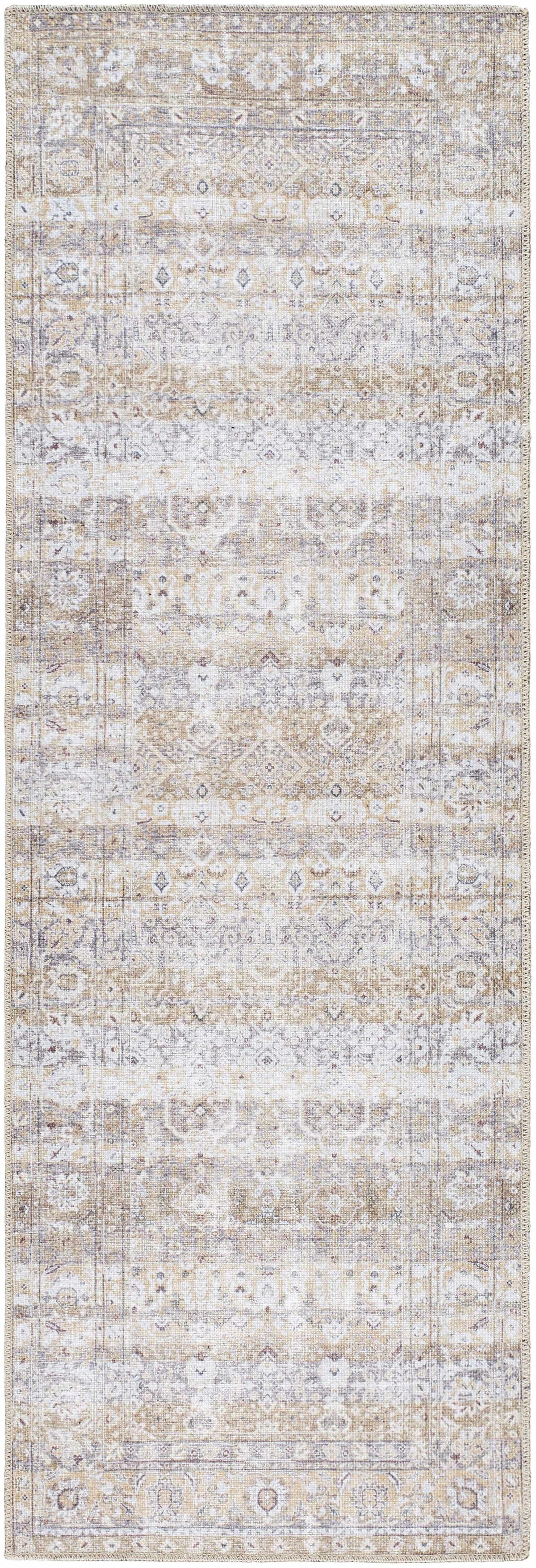 Tywin Vintage Flat Pile Washable Rug, photo 3 of 10