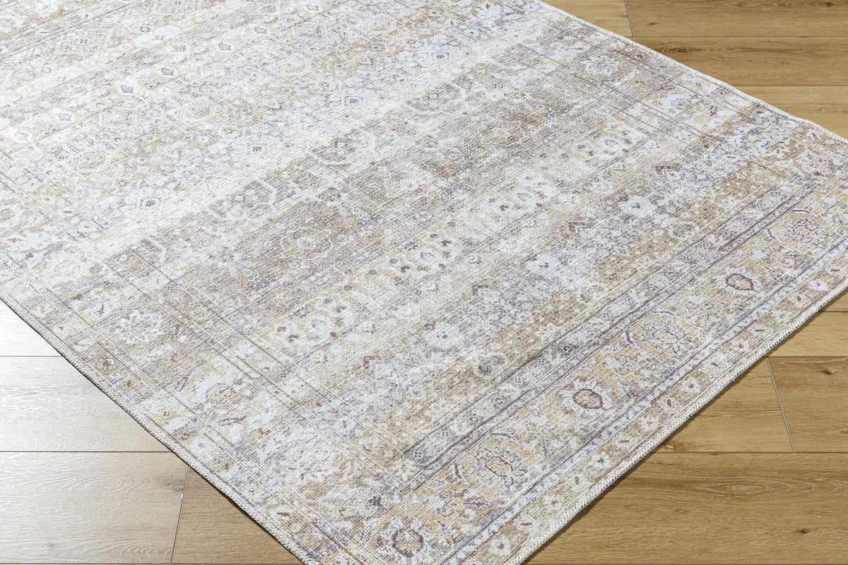 Tywin Vintage Flat Pile Washable Rug, photo 6 of 10