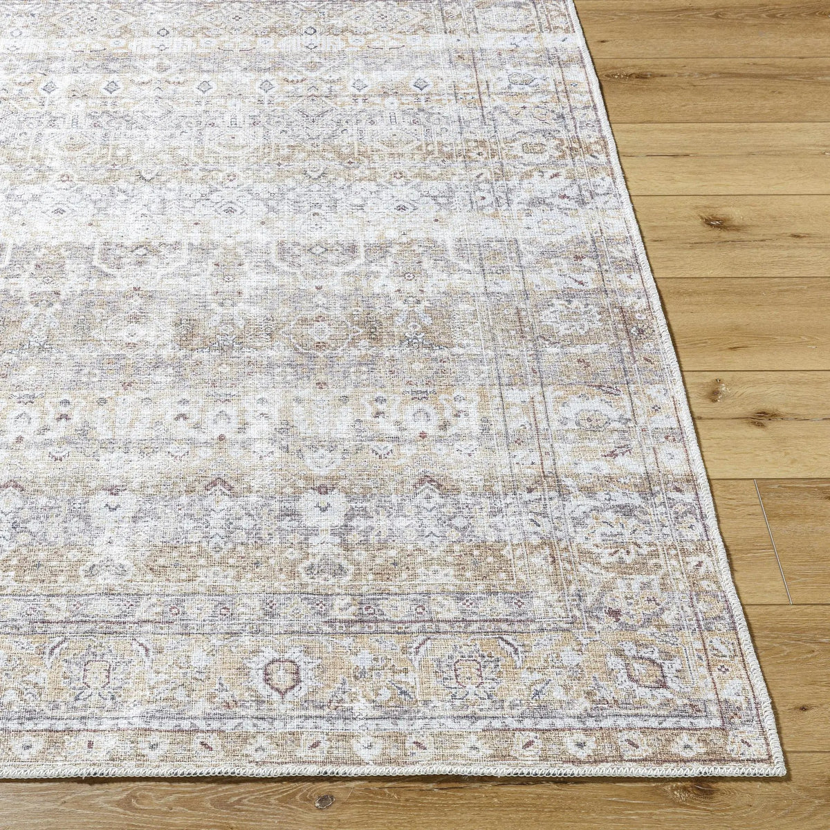 Tywin Vintage Flat Pile Washable Rug, photo 5 of 10