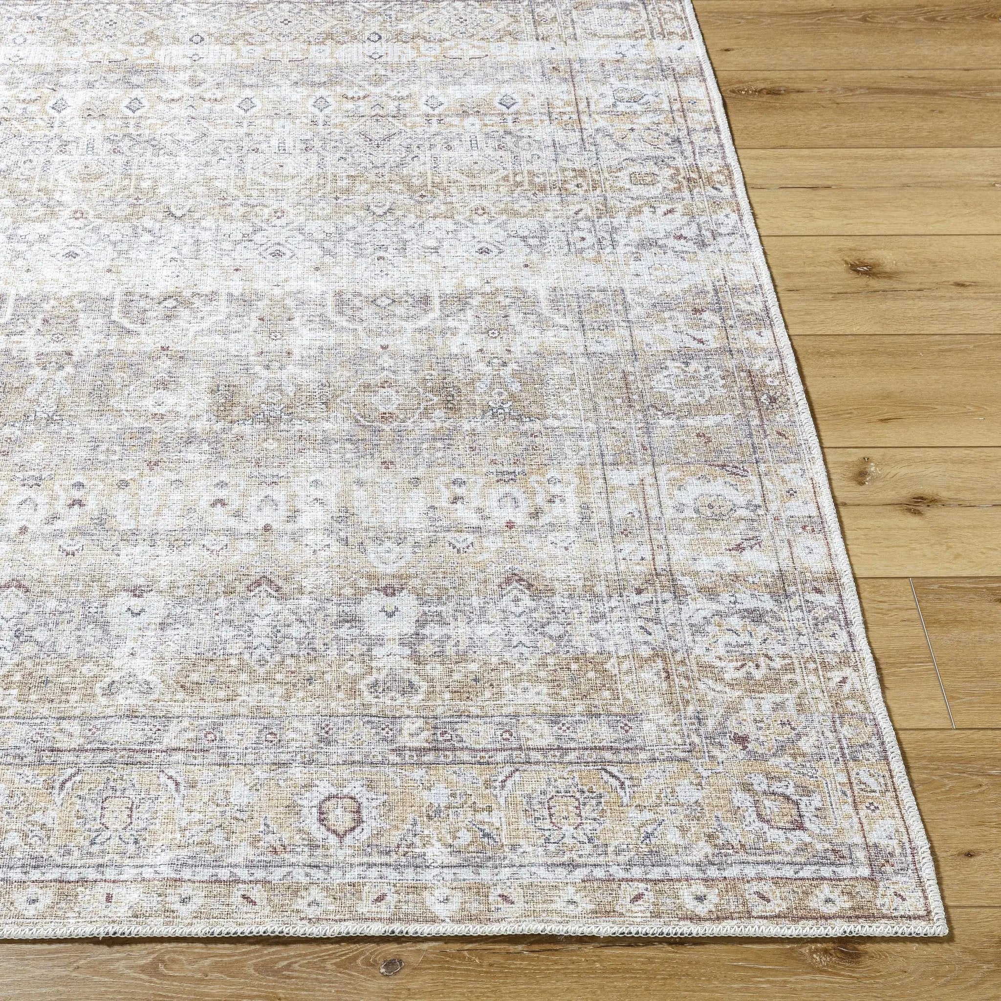 Tywin Vintage Flat Pile Washable Rug by Boutique Rugs