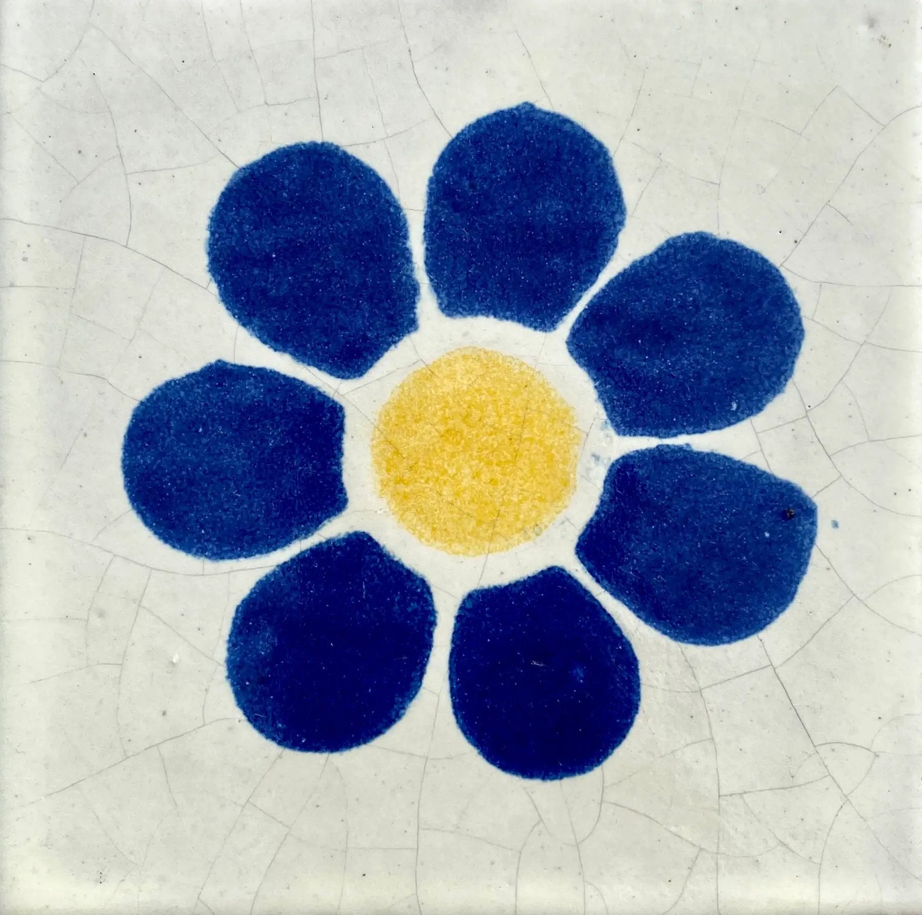 Daisy Azul Y Amarillo by Place Of Clay