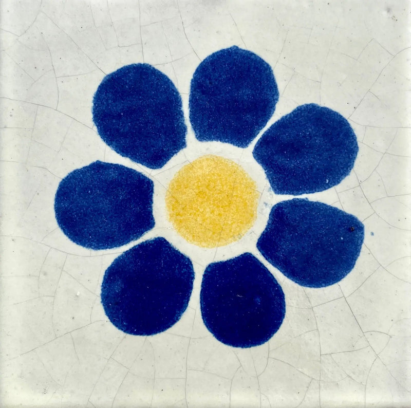 Daisy Azul Y Amarillo by Place Of Clay