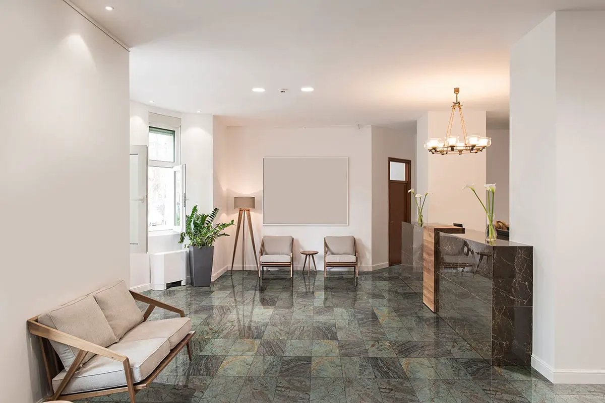 Rain Forest Polished Marble Tiles 12x12 by MSI Surfaces