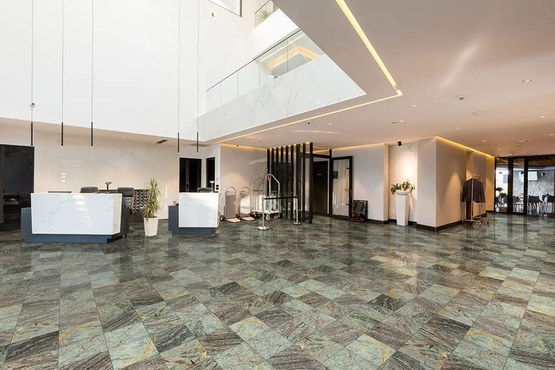 Rain Forest Polished Marble Tiles 12x12 by MSI Surfaces
