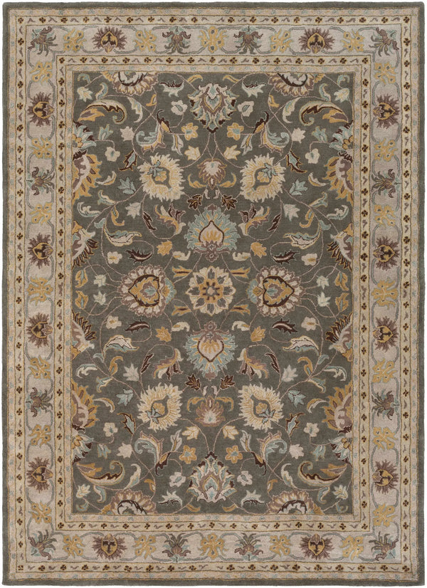 Cherryfield Hand Tufted Taupe Wool Rug