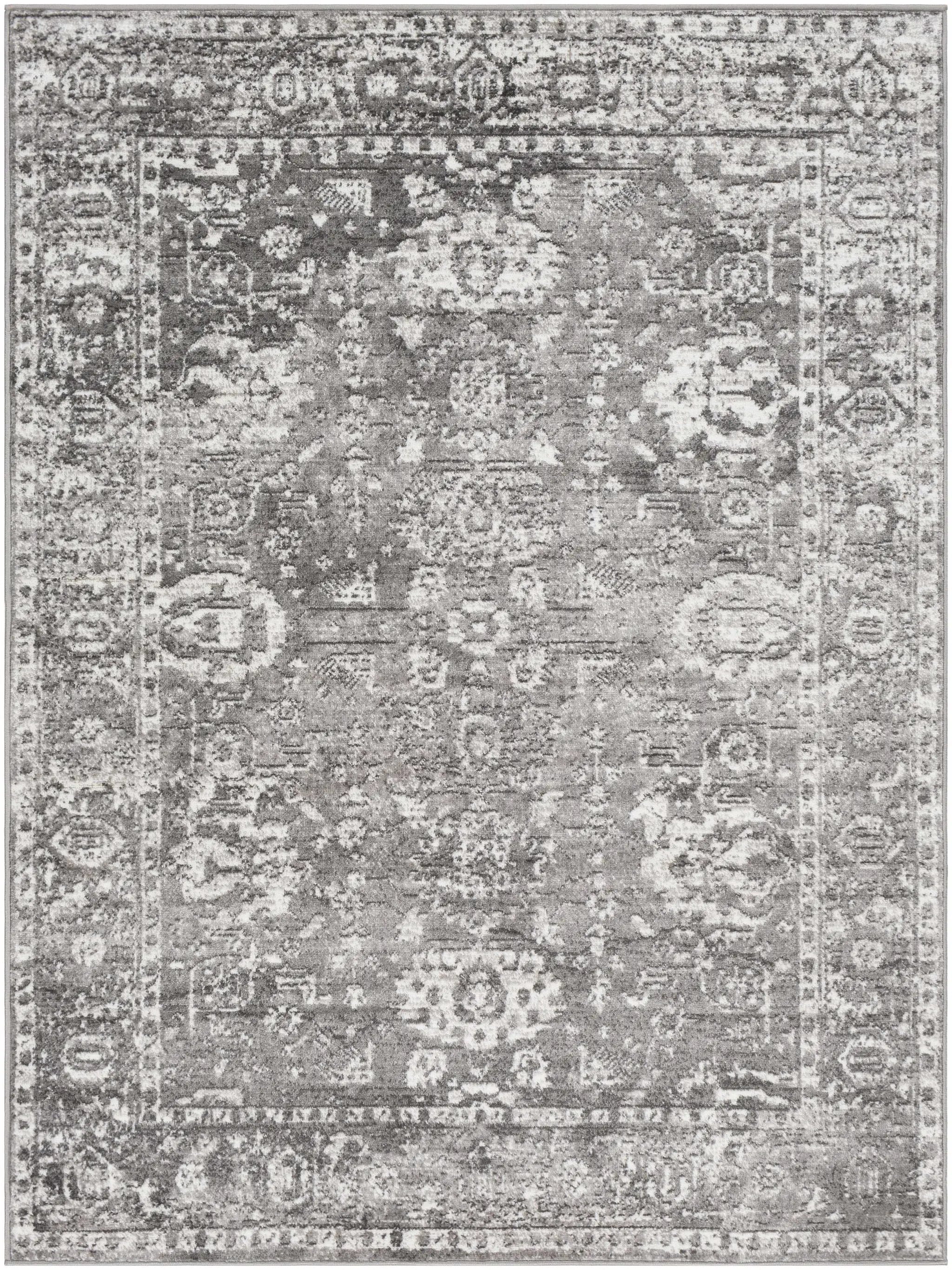 Tripp Distressed Gray Rug by Boutique Rugs
